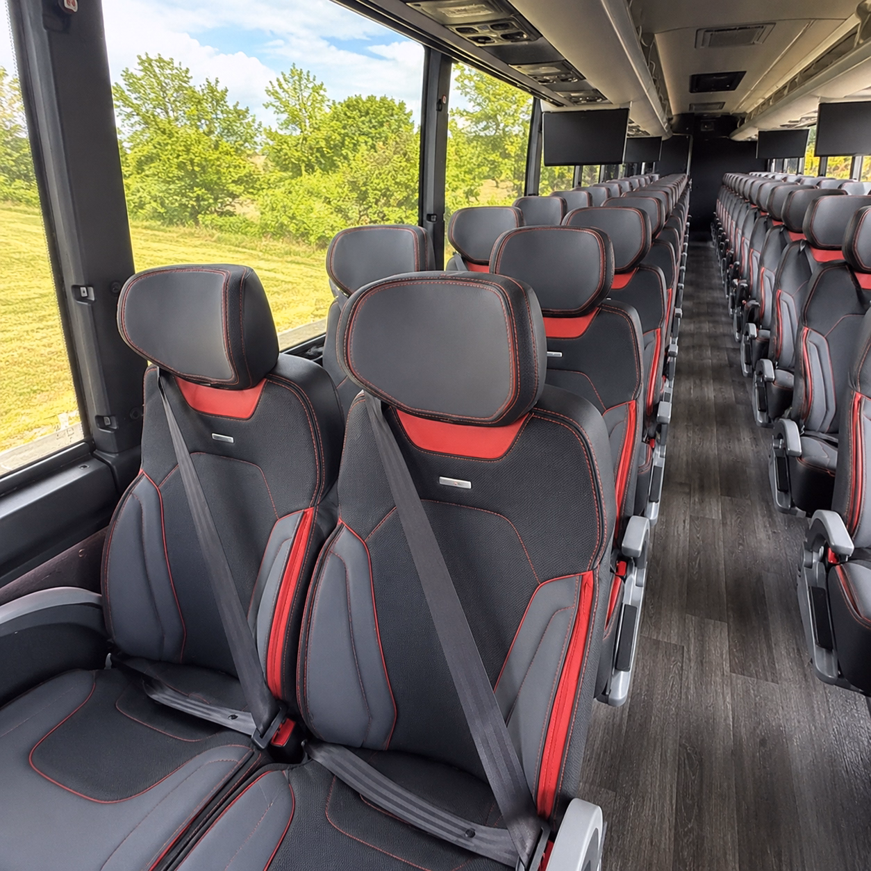 compare full size motorcoaches and minibuses for any cupertino group size