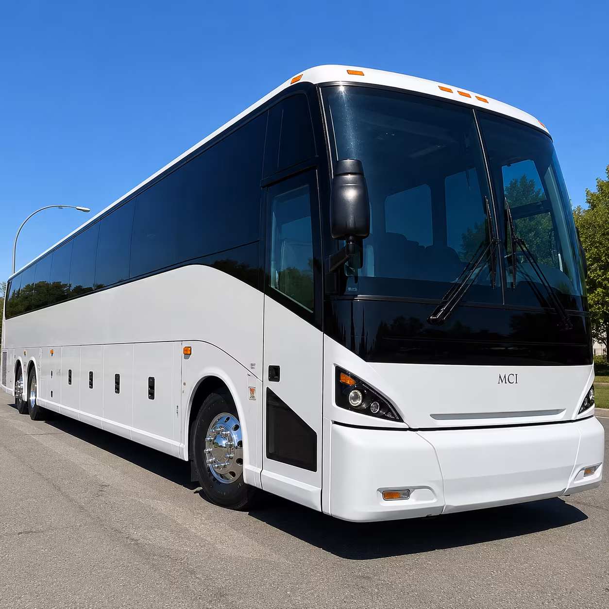 milpitas charter bus rental exterior
