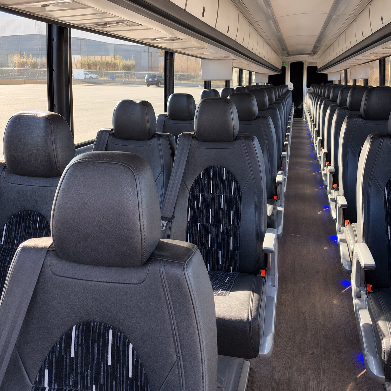 no caltrain stop no bart station a charter bus fills the gap