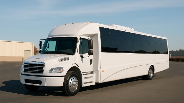 Exterior of Charter Bus Company Cupertino's 15 Passenger Minibus in Cupertino