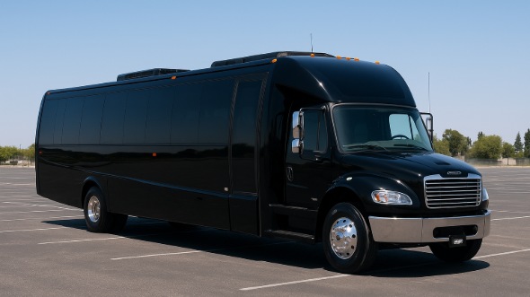 Exterior of Charter Bus Company Mountain View's 25 Passenger Mini bus in Mountain View