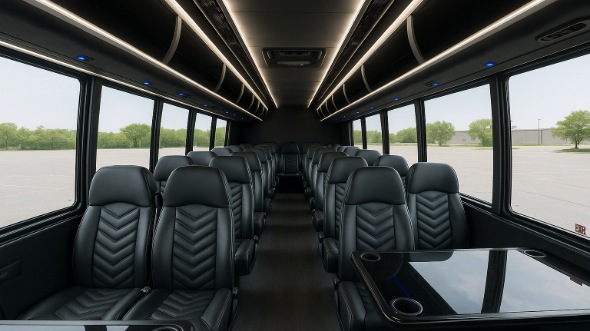 cupertino 18 passenger minibus inside
