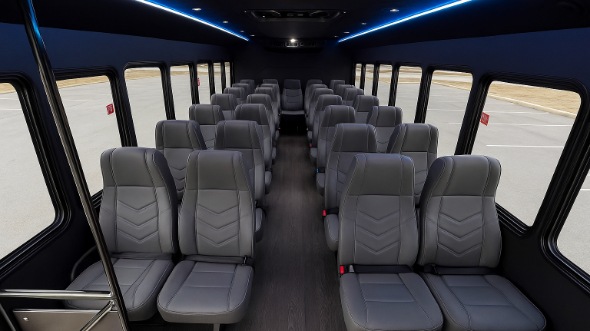 cupertino 35 passenger minibus inside