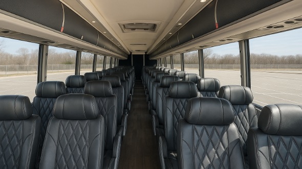 cupertino 54 passenger charter bus rental