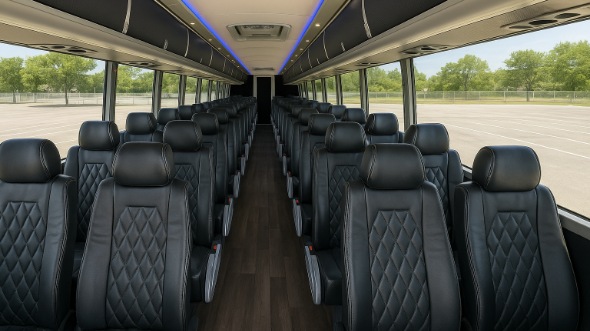 cupertino 56 passenger charter bus