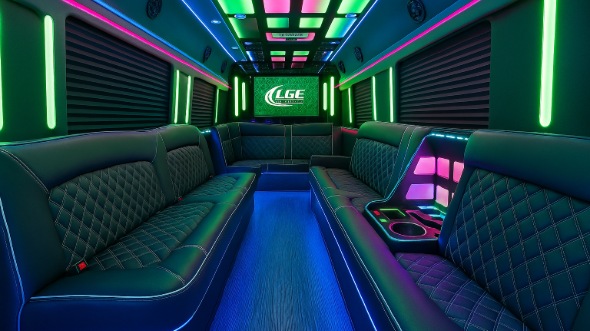 cupertino party bus rental inside