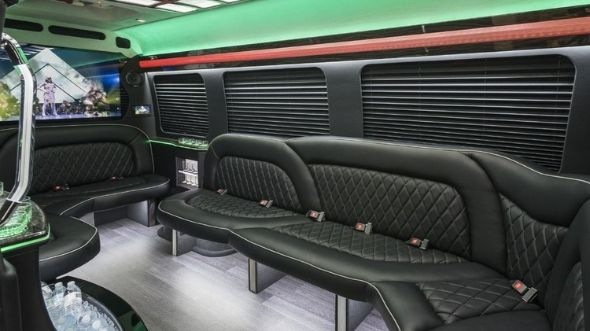 cupertino sprinter limo rental inside